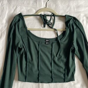 SHEIN emerald green top M